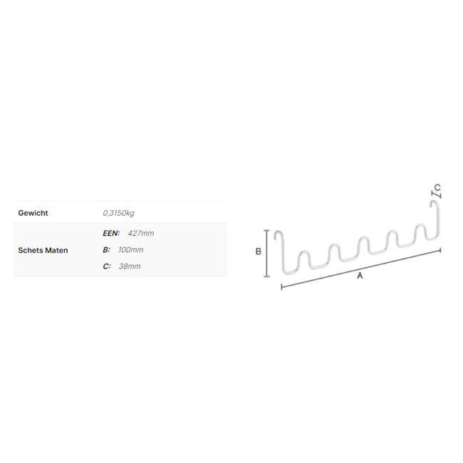 Smedbo Dry multi handdoekhaak FK732 verchroomd RVS