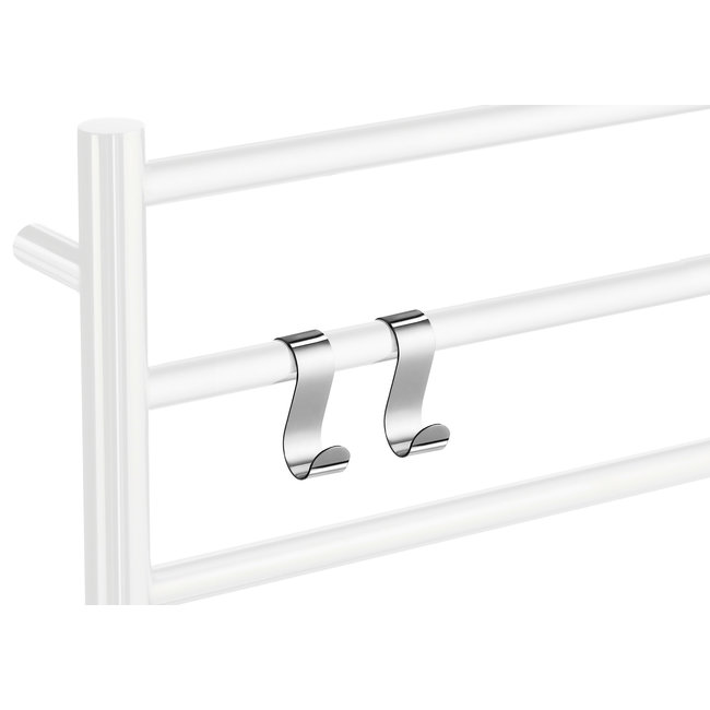 Smedbo Dry handdoekhaak FK730 verchroomd RVS 2 stuks