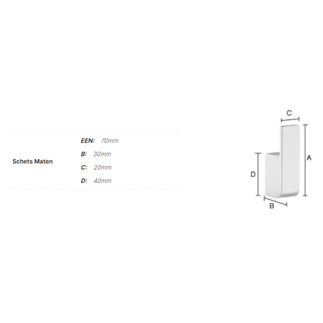 Smedbo Dry FK170 handdoekhaak chroom 2 stuks