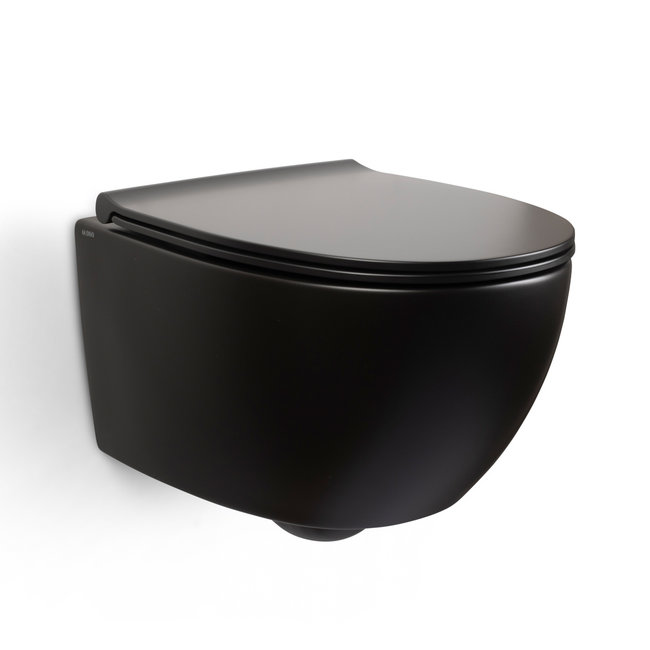 Globo 4All wandcloset zonder spoelrand 48x37 cm + toiletzitting