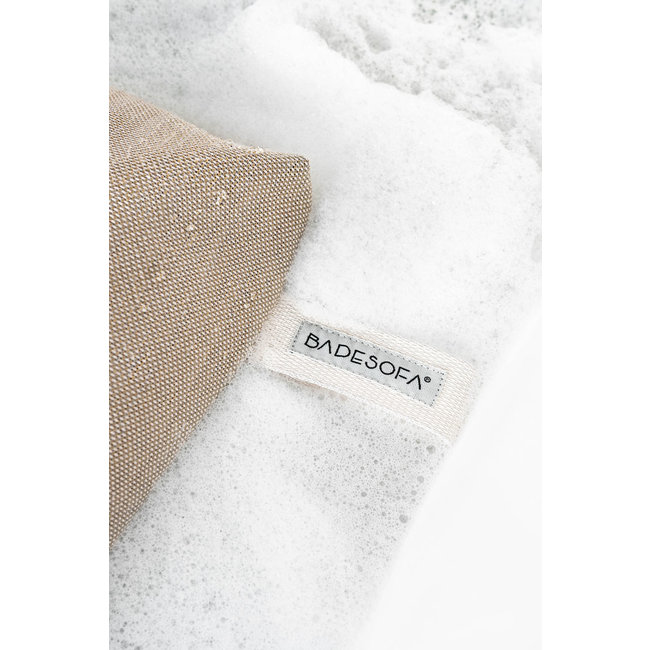 Badesofa bad zitkussen 38 x 50 x 10 cm beige