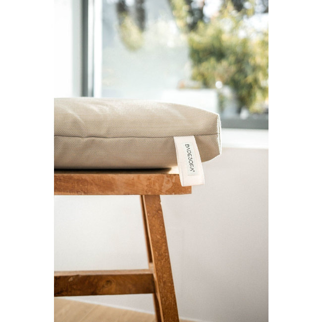Badesofa bad zitkussen 38 x 50 x 10 cm beige