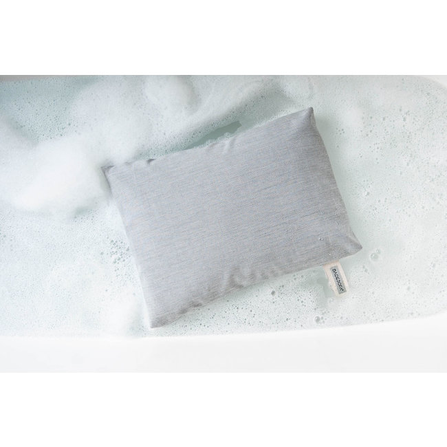 Badesofa bad zitkussen 38 x 50 x 10 cm grijs