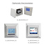 Instamat horizontale elektrische designradiator T1P diverse afmetingen