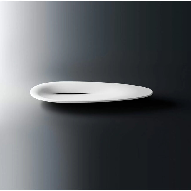 Clou First opzetwastafel mat wit aluite