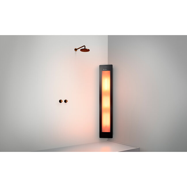 Sunshower One opbouw voor hoekplaatsing met infrarood licht