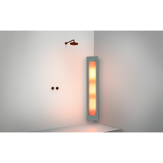 Sunshower One opbouw voor hoekplaatsing met infrarood licht