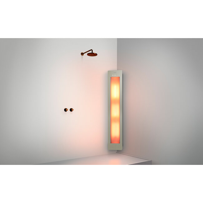 Sunshower One opbouw voor hoekplaatsing met infrarood licht