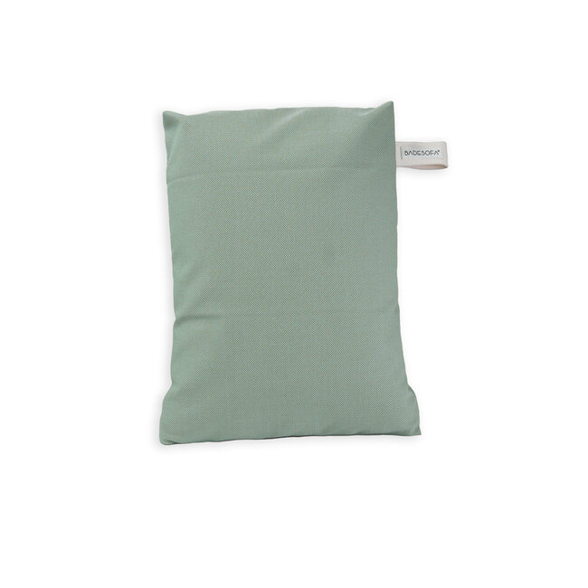 Badesofa bad zitkussen 38 x 50 x 10 cm groen