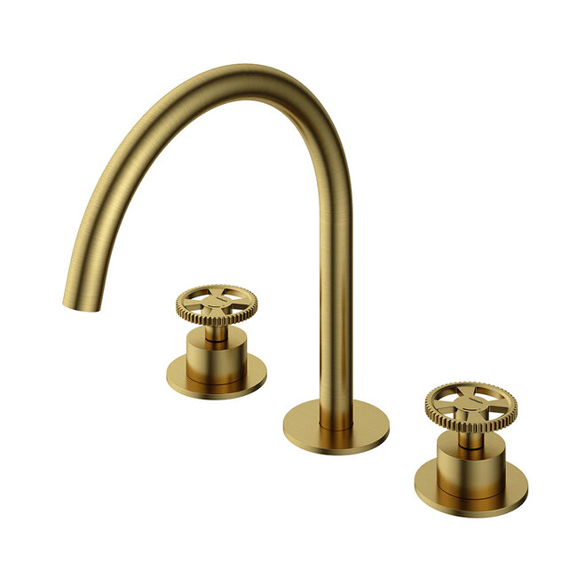 Hotbath Cobber @work CW033 3-gats wastafelkraan in 4 kleuren