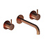 Hotbath Cobber CB005T inbouw wastafelkraan in 2 PVD kleuren