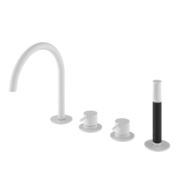 Hotbath Cobber CB073 badrandcombinatie met 2-weg omstel in 4 kleuren