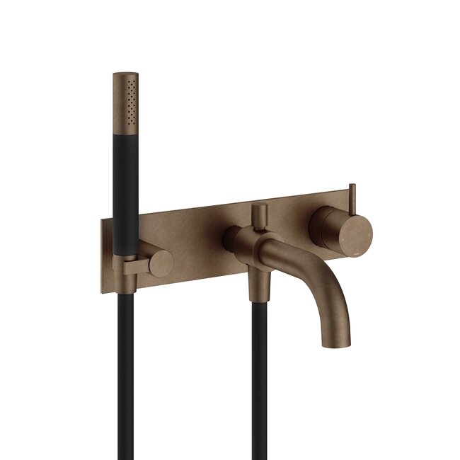 Hotbath Cobber CB126 douche/badkraan met 1 stopkraan in 2 Living colours