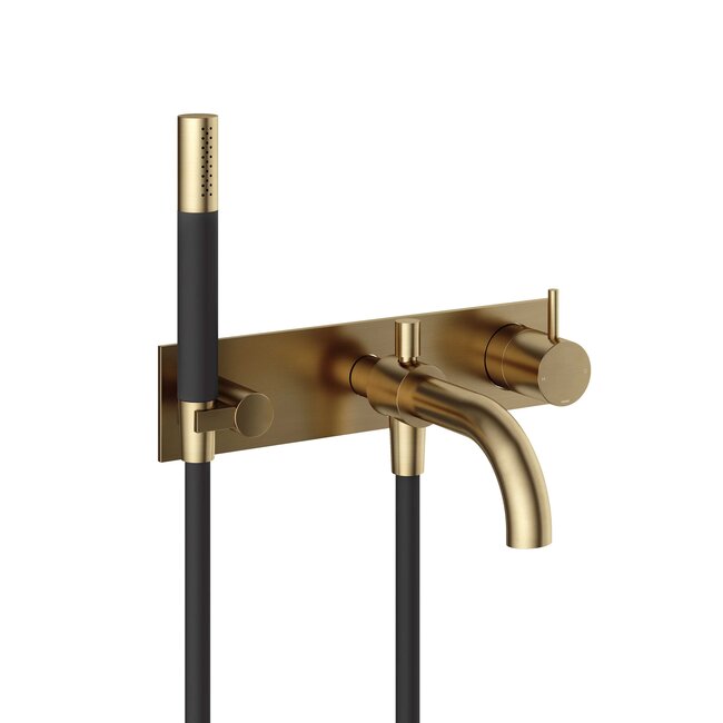 Hotbath Cobber CB126 douche/badkraan met 1 stopkraan in 2 Living colours