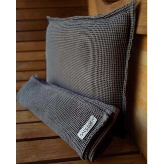 Badesofa Saunasofa sauna kussen met handdoek