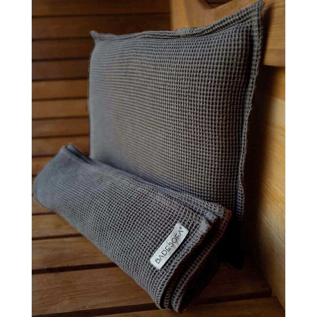 Saunasofa sauna sauna kussen met handdoek