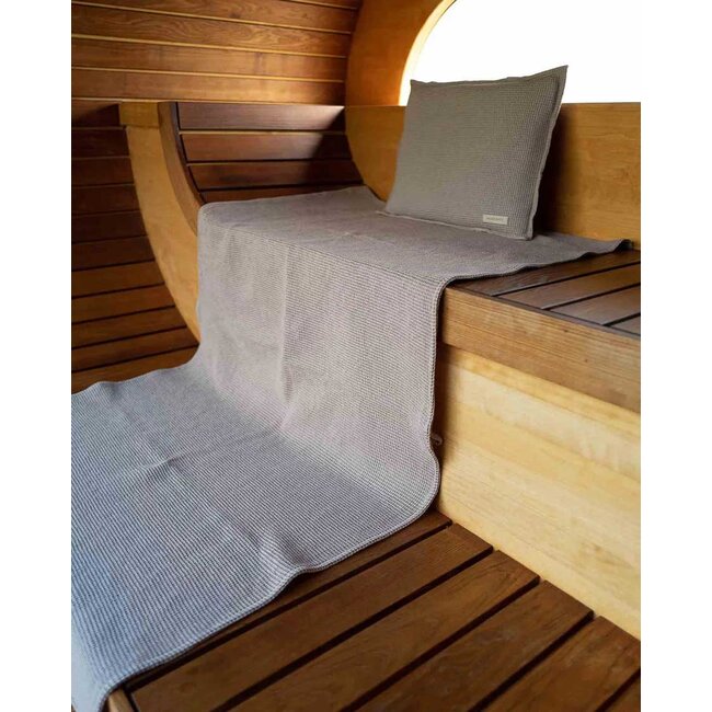 Saunasofa sauna sauna kussen met handdoek
