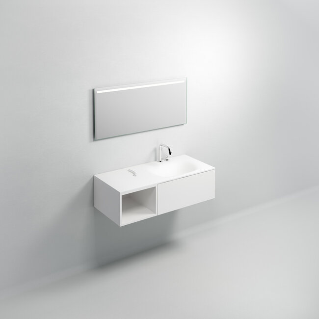 Clou Hammock open kast in wit (mat)