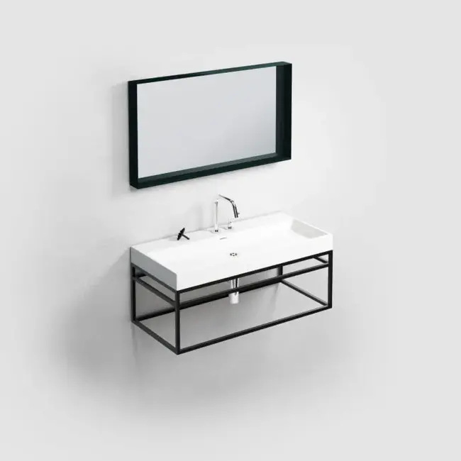 Clou Frame New wash me  onderkast mat zwart