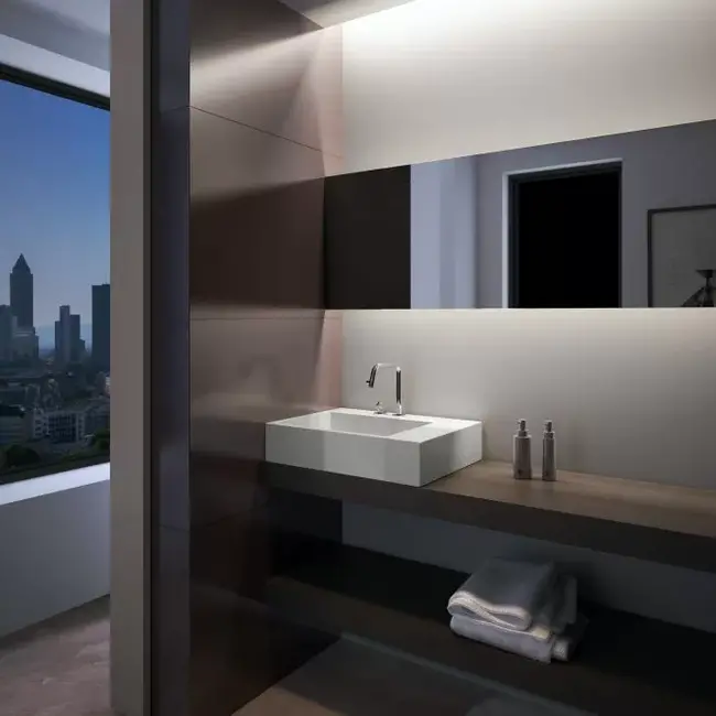 Clou Flush wastafel Aluite