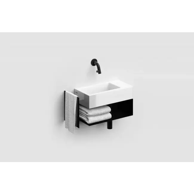 Clou Flush 3  keramiek fontein rechts