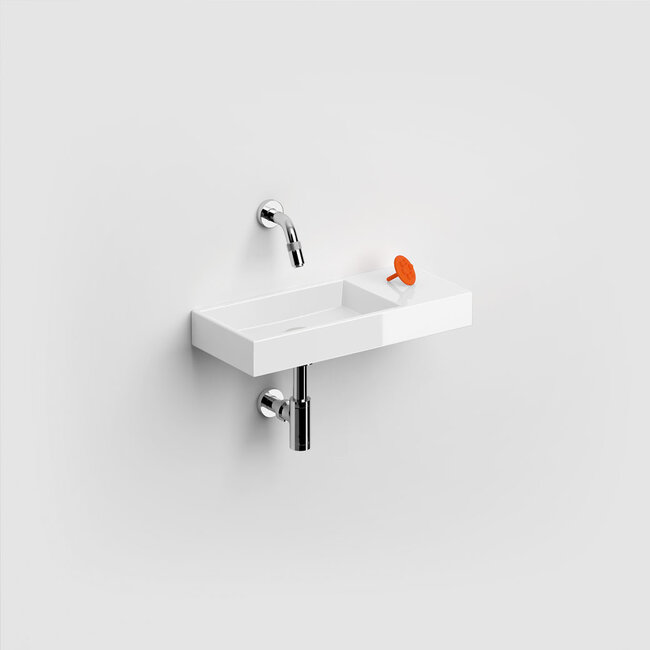 Clou Mini Wash Me fontein keramiek 45 cm rechts