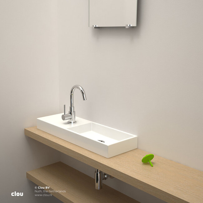 Clou Mini Wash Me fontein keramiek 56 cm links