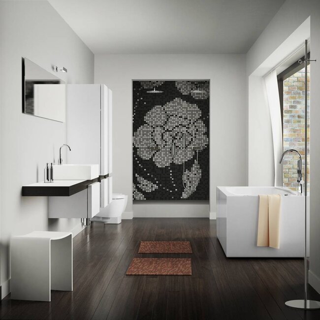 Clou Xo vrijstaande badkraan type 1 draaibare uitloop