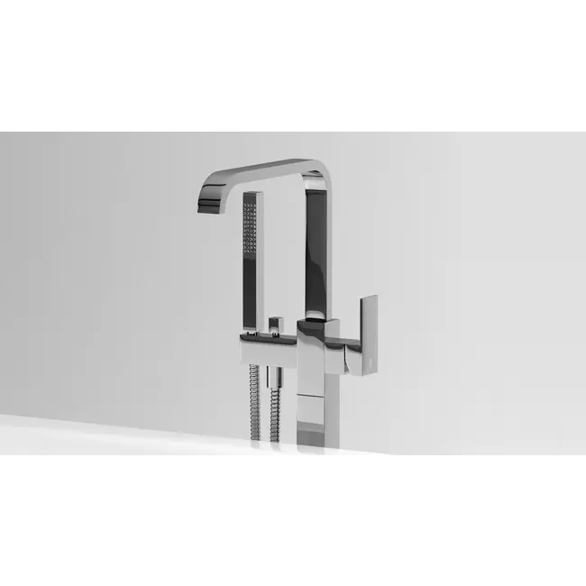 Clou Xo vrijstaande badkraan type 3 draaibare uitloop