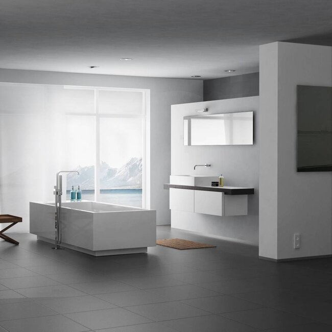 Clou Xo vrijstaande badkraan type 3 draaibare uitloop