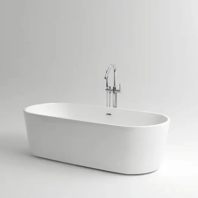 Clou Xo vrijstaande badkraan type 7 draaibare uitloop