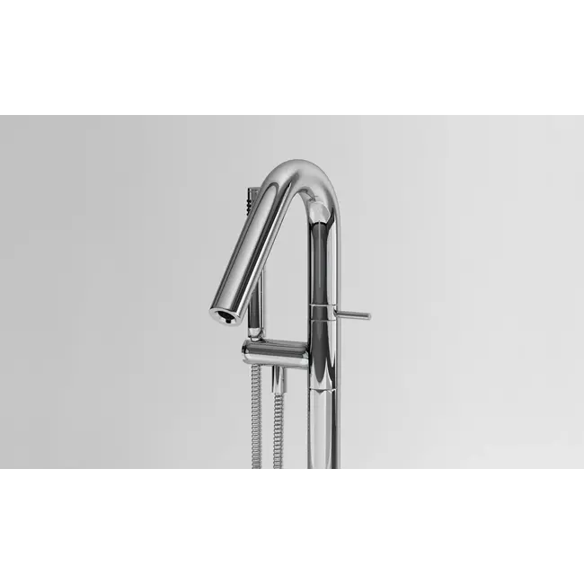 Clou Xo vrijstaande badkraan type 8 draaibare uitloop