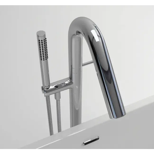 Clou Xo vrijstaande badkraan type 8 draaibare uitloop