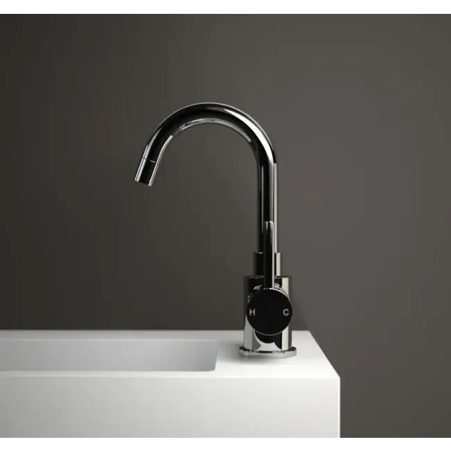 Clou XO type 1 wastafelkraan draaibare uitloop