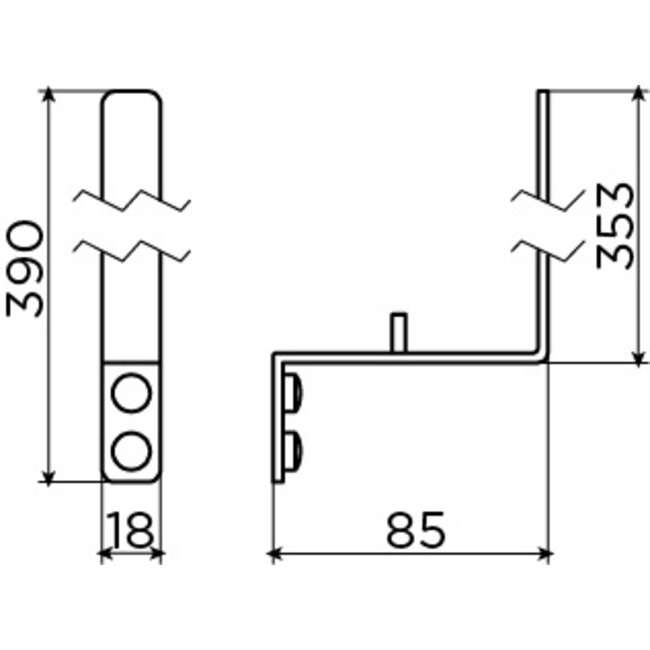 Clou Fold reserverolhouder 7 kleuren