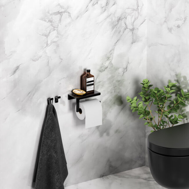 Clou Fold toiletrolhouder met cover 7 kleuren