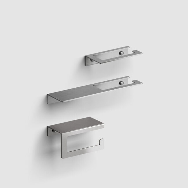 Clou Fold toiletrolhouder met planchet 7 kleuren