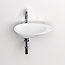 Clou First fonteinkom wit incl. afvoerplug chroom