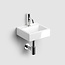 Clou InBe fonteinset 1 wit kraan chroom
