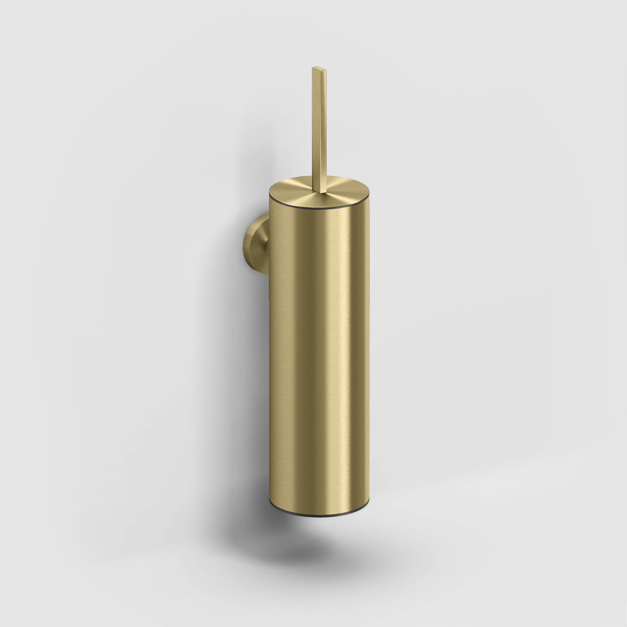 Luxe Geborsteld Gouden Toiletborstelhouder Wandmontage - - Design Sanitair