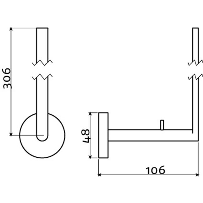 Clou Flat reserverolhouder 7 kleuren