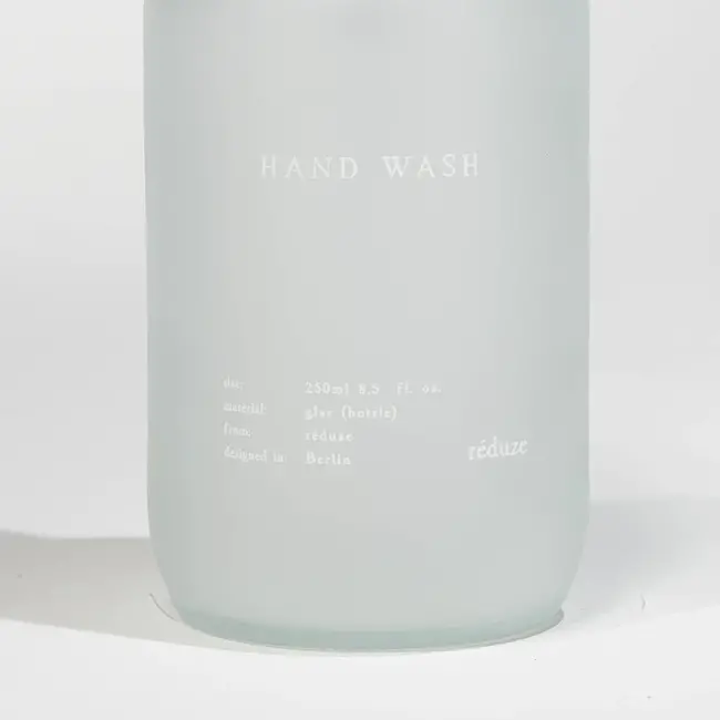 Réduze zeepdispenser Hand Wash wit | RVS