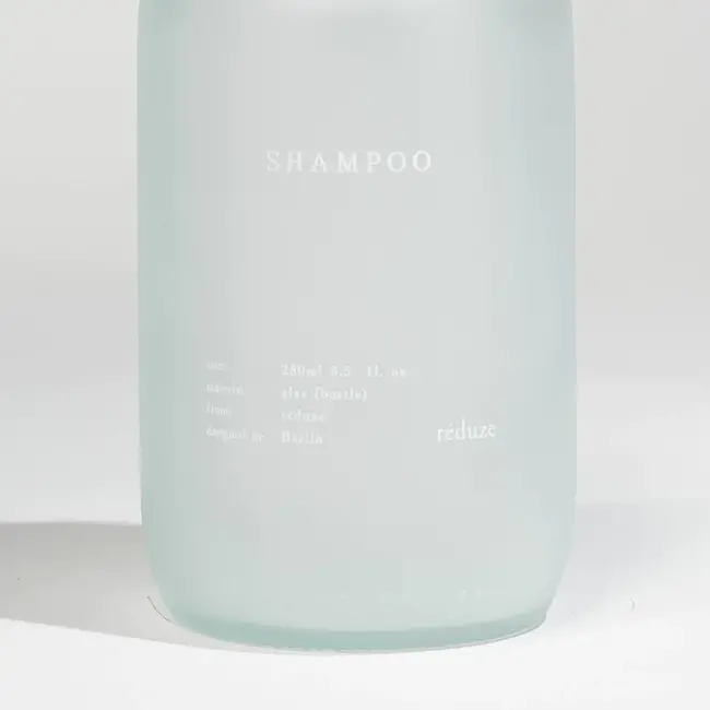 Réduze zeepdispenser Shampoo wit | RVS