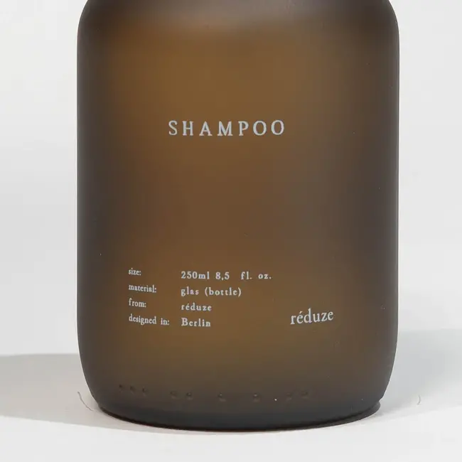Réduze zeepdispenser Shampoo bruin | RVS