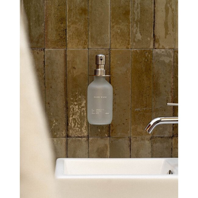 Réduze zeepdispenser Hand Wash wit | RVS