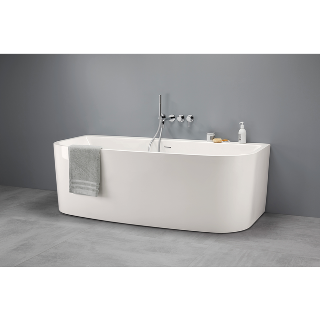 Alberi Faginea halfvrijstaand 180x80x60 cm  acryl wit