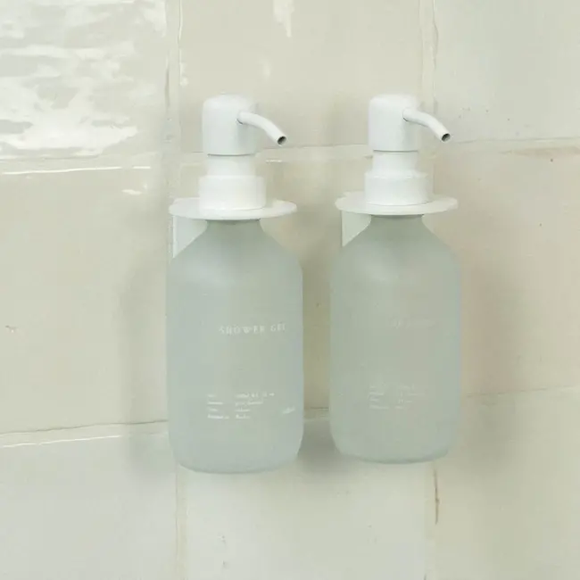 Réduze zeepdispenser Duo set douche wit