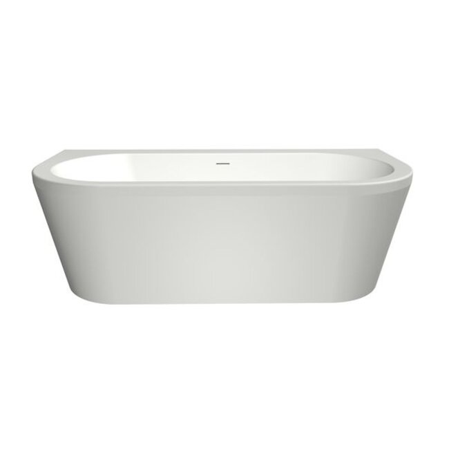 Xenz Charley acryl half vrijstaand bad 180x80x60 wit (glans)