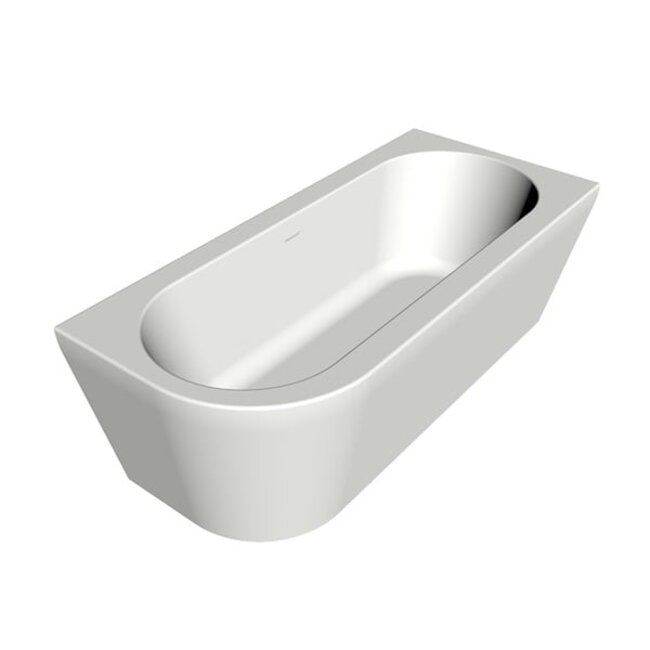 Xenz Charley acryl hoekbad 180x80x60 cm rechts wit (mat)