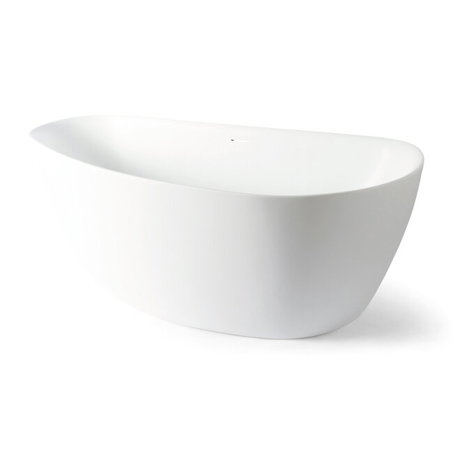 Luca Primo acryl vrijstaand bad 170x78x60 cm wit (mat of glans) inclusief klikwaste chroom